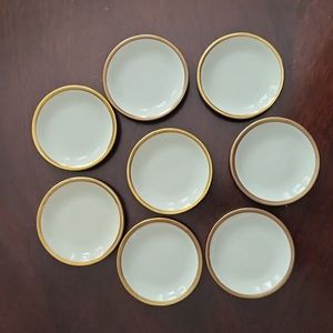 8 Vintage Butter Pat Plates